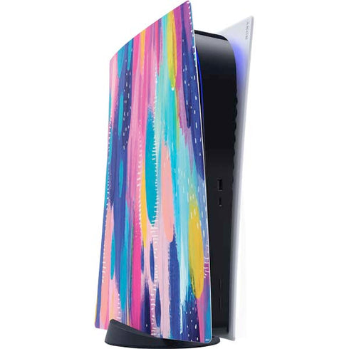 Pink Sparkle Brush Stroke by Etta Vee PlayStation PS5 Skins